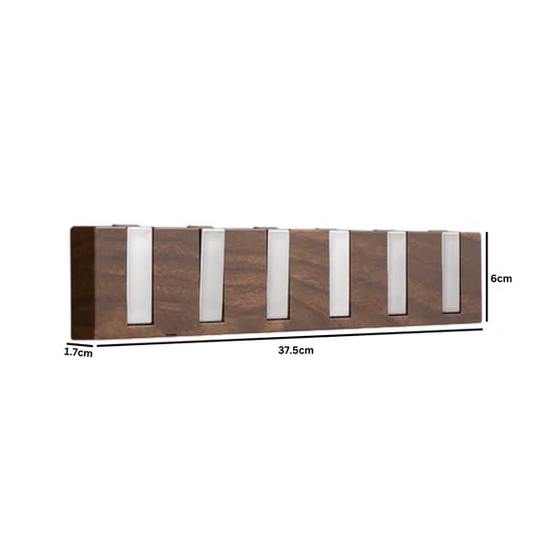 Wall Mount Coat Rack - Strong Hooks for Coats, Hats, Towels, Robes - Use in Bathroom, Entryway or Bedroom