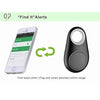 GPS Smart Tracker Key Finder - Anti-Lost Locator for Keys, Pets, Kids, Luggage, Wallets with Alarm & Selfie Remote