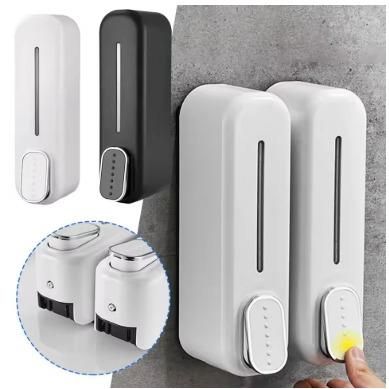 Press Wall-Mounted Manual Soap Dispenser | Durable Plastic | Easy Refill & Space-Saving