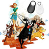 GPS Smart Tracker Key Finder - Anti-Lost Locator for Keys, Pets, Kids, Luggage, Wallets with Alarm & Selfie Remote