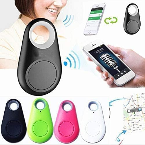 GPS Smart Tracker Key Finder - Anti-Lost Locator for Keys, Pets, Kids, Luggage, Wallets with Alarm & Selfie Remote