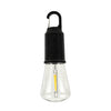 Solar Rechargeable Camping Light Bulb - USB-C, 3 Modes Warm White, Hanging Tent Lamp for Hiking & Emergencies