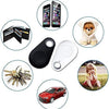 GPS Smart Tracker Key Finder - Anti-Lost Locator for Keys, Pets, Kids, Luggage, Wallets with Alarm & Selfie Remote