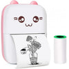 Mini Pocket Printer – Inkless Bluetooth Thermal Printer for iOS/Android, Perfect for Photos, Journals & Kids' Gifts