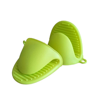 Heatproof Silicone Pot Grips – Non-Slip Holders for Hot Pans & Utensils (1 Set, Random Color)