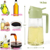 Kitchen Hack Oil Sprayer – 2-in-1 500ml Glass Dispenser for Olive Oil, BBQ, Air Fryer & Salads