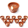 Led Sensor Water Diya Pack of 6 | पानी से जलने वाला दिया