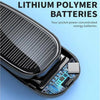 1500mAh Solar Power Bank Keychain - Portable Solar Charger with Carabiner, Type-C for Phones (Emergency Backup)