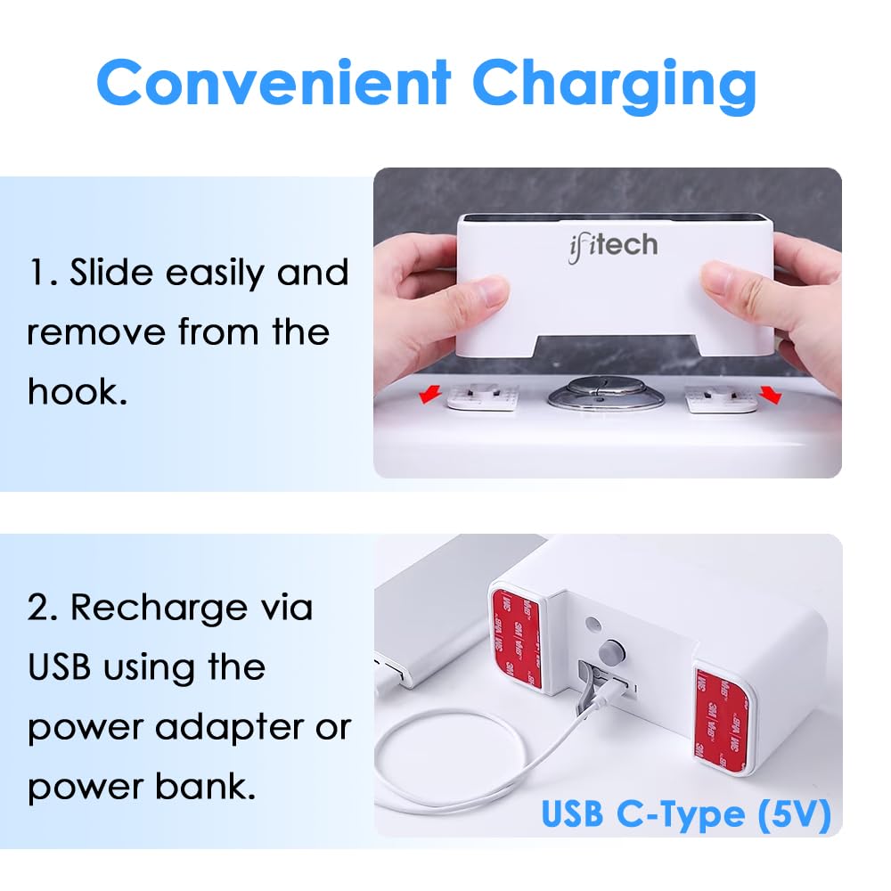 Automatic Flush Device for Commode: Infrared Sensor Auto Flush, USB Rechargeable, Waterproof