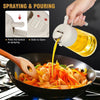 Kitchen Hack Oil Sprayer – 2-in-1 500ml Glass Dispenser for Olive Oil, BBQ, Air Fryer & Salads