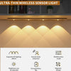 LED PIR Motion Sensor Cabinet Light | USB Rechargeable | Wireless, Dimmable & Waterproof