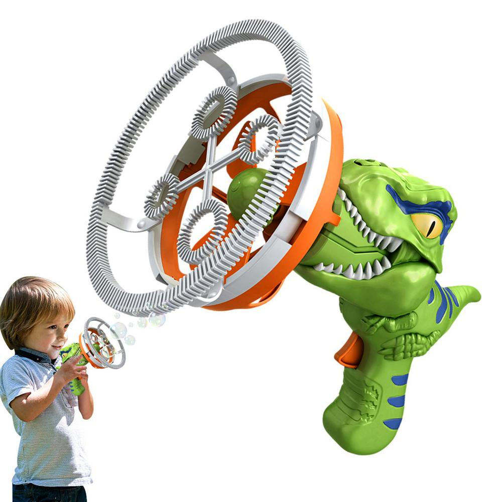 Battery Operated Shark Themed Colorful Bubble Gun