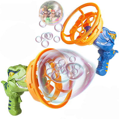 Battery Operated Shark Themed Colorful Bubble Gun