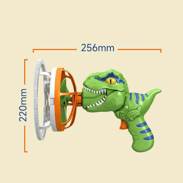 Battery Operated Shark Themed Colorful Bubble Gun