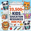 10,000+ Coloring Pages Mega Bundle PLR Kids & Adults
