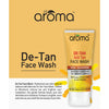 Alaroma De Tan Face Wash 120g — Tan Removal Cleanser for Brighter, Even-Toned Skin